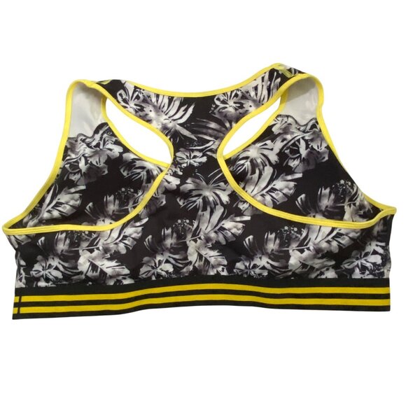 Cato Active Racerback Sports Bra 2X Black Athleisure Athletic Exercise Fitness - Picture 3 of 4